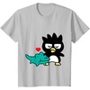 image:imageBadtz  Maru Friends and Love Shirt TShirtSilver Grey