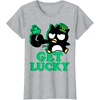 image:imageBadtz  Maru Get Lucky St Patricks Tee Shirt TShirtHeather Grey