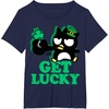 image:imageBadtz  Maru Get Lucky St Patricks Tee Shirt TShirtNavy Blue