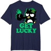 image:imageBadtz  Maru Get Lucky St Patricks Tee Shirt TShirtNavy Blue