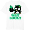 image:imageBadtz  Maru Get Lucky St Patricks Tee Shirt TShirtWhite