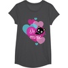 image:imageChococat Be Mine Valentine Tee Shirt TShirtDark Heather Grey