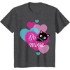 image:imageChococat Be Mine Valentine Tee Shirt TShirtDark Heather Grey