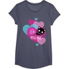 image:imageChococat Be Mine Valentine Tee Shirt TShirtHeather Blue