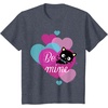 image:imageChococat Be Mine Valentine Tee Shirt TShirtHeather Blue
