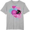 image:imageChococat Be Mine Valentine Tee Shirt TShirtHeather Grey