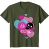 image:imageChococat Be Mine Valentine Tee Shirt TShirtOlive Green