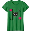 image:imageChococat Tic Tac Toe Valentine Tee Shirt Men Women Girls Kids TShirtKelly Green