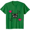 image:imageChococat Tic Tac Toe Valentine Tee Shirt Men Women Girls Kids TShirtKelly Green