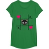 image:imageChococat Tic Tac Toe Valentine Tee Shirt Men Women Girls Kids TShirtKelly Green
