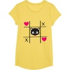 image:imageChococat Tic Tac Toe Valentine Tee Shirt Men Women Girls Kids TShirtLemon Yellow