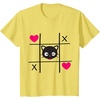 image:imageChococat Tic Tac Toe Valentine Tee Shirt Men Women Girls Kids TShirtLemon Yellow