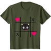 image:imageChococat Tic Tac Toe Valentine Tee Shirt Men Women Girls Kids TShirtOlive Green