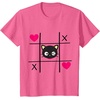 image:imageChococat Tic Tac Toe Valentine Tee Shirt Men Women Girls Kids TShirtPink Heather