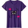 image:imageChococat Tic Tac Toe Valentine Tee Shirt Men Women Girls Kids TShirtPurple