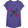 image:imageChococat Tic Tac Toe Valentine Tee Shirt Men Women Girls Kids TShirtPurple Heather