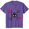 image:imageChococat Tic Tac Toe Valentine Tee Shirt Men Women Girls Kids TShirtPurple Heather