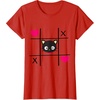 image:imageChococat Tic Tac Toe Valentine Tee Shirt Men Women Girls Kids TShirtRed