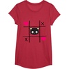 image:imageChococat Tic Tac Toe Valentine Tee Shirt Men Women Girls Kids TShirtRed Heather