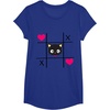 image:imageChococat Tic Tac Toe Valentine Tee Shirt Men Women Girls Kids TShirtRoyal Blue