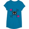 image:imageChococat Tic Tac Toe Valentine Tee Shirt Men Women Girls Kids TShirtSapphire Blue