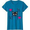image:imageChococat Tic Tac Toe Valentine Tee Shirt Men Women Girls Kids TShirtSapphire Blue