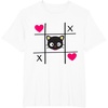 image:imageChococat Tic Tac Toe Valentine Tee Shirt Men Women Girls Kids TShirtWhite