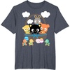 image:imageChococat and Friends Happy Easter Tee Shirt TShirtHeather Blue