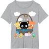 image:imageChococat and Friends Happy Easter Tee Shirt TShirtHeather Grey