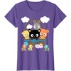 image:imageChococat and Friends Happy Easter Tee Shirt TShirtPurple Heather