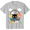 image:imageChococat and Friends Happy Easter Tee Shirt TShirtSilver Grey