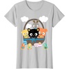 image:imageChococat and Friends Happy Easter Tee Shirt TShirtSilver Grey