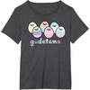 image:imageGudetama Decorated Easter Egg Tee Shirt TShirtDark Heather Grey