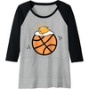 image:imageGudetama Exercise eggcercise Basketball Fitness Raglan Baseball TeeBlackAthletic Heather