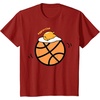 image:imageGudetama Exercise eggcercise Basketball Fitness TShirtCranberry Red