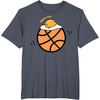 image:imageGudetama Exercise eggcercise Basketball Fitness TShirtHeather Blue