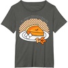 image:imageGudetama Im Here for the Pie Thanksgiving Tee Shirt TShirtAsphalt Grey