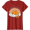 image:imageGudetama Im Here for the Pie Thanksgiving Tee Shirt TShirtCranberry Red