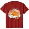 image:imageGudetama Im Here for the Pie Thanksgiving Tee Shirt TShirtCranberry Red