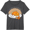 image:imageGudetama Im Here for the Pie Thanksgiving Tee Shirt TShirtDark Heather Grey