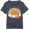image:imageGudetama Im Here for the Pie Thanksgiving Tee Shirt TShirtHeather Blue