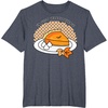 image:imageGudetama Im Here for the Pie Thanksgiving Tee Shirt TShirtHeather Blue