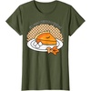 image:imageGudetama Im Here for the Pie Thanksgiving Tee Shirt TShirtOlive Green