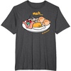 image:imageGudetama Meh Breakfast Tee Shirt TShirtDark Heather Grey
