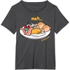 image:imageGudetama Meh Breakfast Tee Shirt TShirtDark Heather Grey