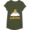 image:imageGudetama Nerd Glasses Tee Shirt TShirtOlive Green
