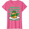 image:imageGudetama St Patricks Day Clover Tee Shirt TShirtPink Heather