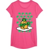 image:imageGudetama St Patricks Day Clover Tee Shirt TShirtPink Heather