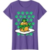 image:imageGudetama St Patricks Day Clover Tee Shirt TShirtPurple Heather