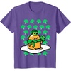 image:imageGudetama St Patricks Day Clover Tee Shirt TShirtPurple Heather